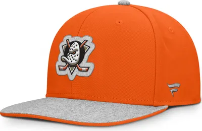 Produktbild von Anaheim Ducks NHL Herren-Kappe aus Lodenstoff mit verstellbarem, strukturiertem Schirm