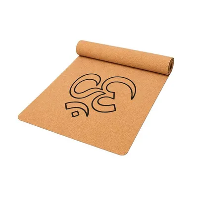 Produktbild von Korkmatte 61x183 cm mit Aufdruck OM OF LIFE für Yoga, Fitness und Pilates