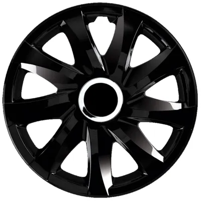 Obrázok produktu pre Univerzálne krytky na kolesá, 16 palcov, model NRM Drift, čierne, 1 kus