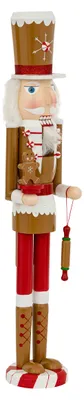 Produktbild von Dekofigur Nussknacker aus Lebkuchen, 60 cm
