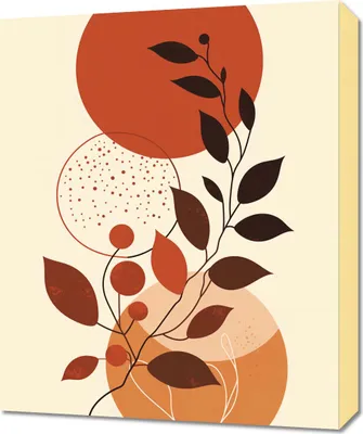 Produktbild von Bilder für das Wohnzimmer Boho modern 50x60cm Farbton Palette