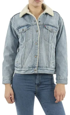 Produktbild von Levi's Damen Ex-Boyfriend Sherpa Trucker Jacke