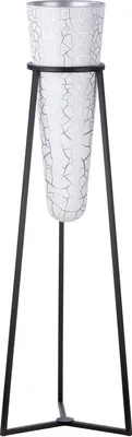 Produktbild von Casablanca by Gilde  Dekovase mit Metallständer Future  H. 82 cm,27636