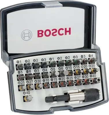 Produktbild von 32-tlg. Schrauberbit-Set, PH, PZ, H, T