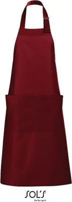 Immagine prodotto di SOLs 88010 | Grembiule lungo Gala - 75 x 90 cm - Colore: Borgogna - Misura: 75 x 90 cm