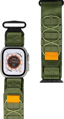 Produktbild von Bizon Strap Watch Adventure Sport Uhrenarmband für Apple Watch 44/45/46/49 mm, Khaki