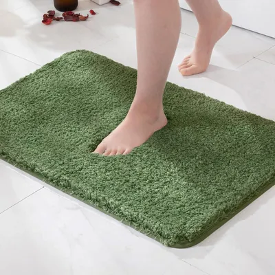 Productafbeelding van Badmat, zacht, antislip, matcha-groen, 40x60 cm