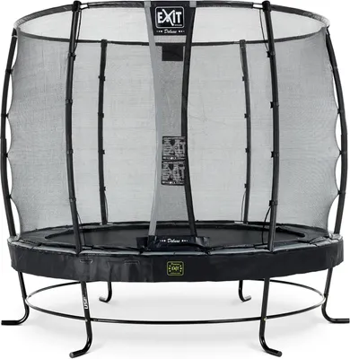 Zdjęcie produktu dla EXIT Elegant Premium Trampolina ø253cm, z Siatka, Okrągła, Czarny