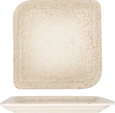 Image de By Bone Plat de service - Natura - Porcelaine - 22 x 22 cm