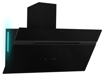 Obrázok produktu pre Klarstein Alina digestor – nástenný 90 cm, prietok vzduchu 615 m³/h, energetická účinnosť A, LED osvetlenie v 9 farbách, dotykový ovládací panel, recirkulačný režim, čierna