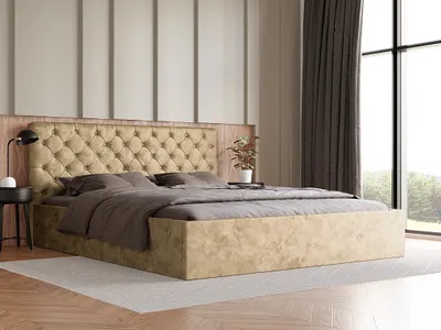 Produktbild von FURMEB24 - MOLLY SLIM 180 x 200 cm - Polsterbett mit Bettkasten und Holzrahmen - Doppelbett mit h¶her Kopsttze - Ohne Matraze (EUREKA 2146)