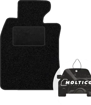 Immagine prodotto di moto-MOLTICO tappetino conducente auto velours lato conducente tappetini auto nero tappetino conducente 1 pezzo adatto per MINI Cooper 2006-2013
