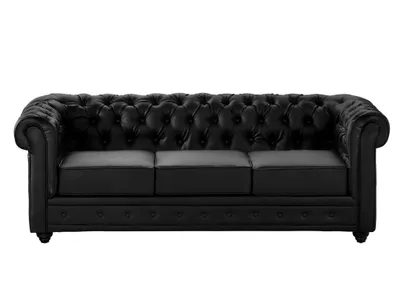 Produktbild von 3-Sitzer Sofa aus  CHESTERFIELD- Schwarz