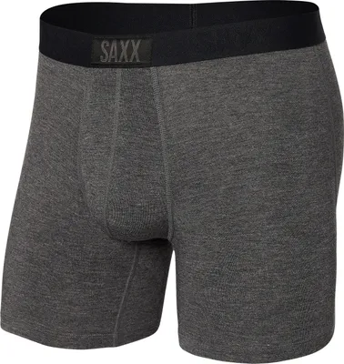 Produktbild von Herren-Schnelltrocknungsboxershorts SAXX VIBE Boxer Brief - dunkelgrau - S