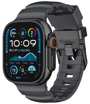 Produktbild von Armband YAXO Rugged Evo Sport Band für Apple Watch 44/45/46/49 mm, schwarz
