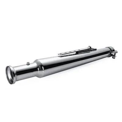 Obrázek produktu pro Univerzální výfukový tlumič pro motocykly z nerezové oceli, 540 mm, pro motorky typu bobber a chopper, Německo