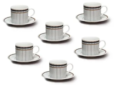 Obrázok produktu pre Thun 1794 Šálky a podšálky, 250 ml, Elegance A, 6 ks, porcelán Thun