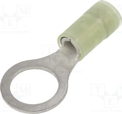 Produktbild von 5x Ringkabelschuh verzinnt Kupfer 2,5÷6mm2 M10 isoliert 500Stk. 19324-0016 Isolie