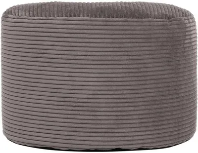 Image de Azomor : pouf confortable et élégant, gris foncé, pour la décoration du salon