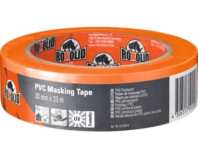 Obrázek produktu pro Maskovací páska ROXOLID, oranžová 30 mm x 33m