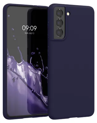 Produktbild von kwmobile Handyhülle für Samsung Galaxy S21 Hülle - TPU Case - Kabelloses Laden - Schutzhülle Cover in Deep Ocean