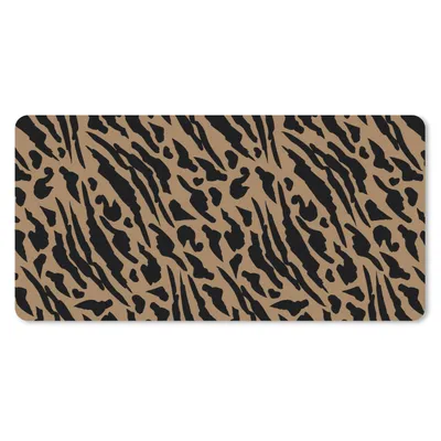 Produktbild von MuchoWow® Schreibtischunterlage Muster - Design - Pantherdruck 80x40 cm - XXL Mauspad - Gaming Mauspad