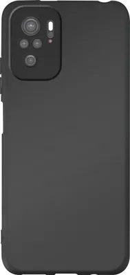 Produktbild von Jaym, Premium Soft Feeling Hülle Xiaomi Redmi Note 10, Schwarz
