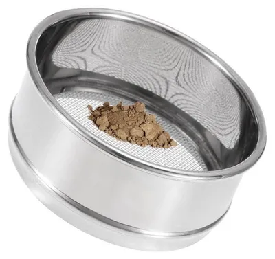 Image de Tamiseur en acier inoxydable, empilable, 15 cm