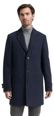 Obrázek produktu pro TOM TAILOR Pánský vlněný kabát s klopou