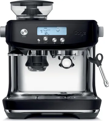 Produktbild von Sage the Barista Pro, Espressomaschine, 1,98 l, Eingebautes Mahlwerk, 1680 W, Schwarz, Edelstahl