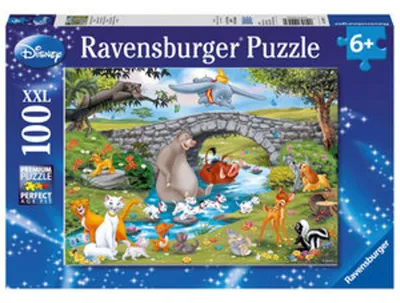 Produktbild von 100 Teile Ravensburger Kinder Puzzle XXL Disney Familie der Animal Friends 10947
