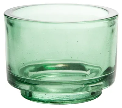 Produktbild von SANDRA RICH, GLAS- TEELICHT "CLASSIC" Windlicht 9cm. GRÜN