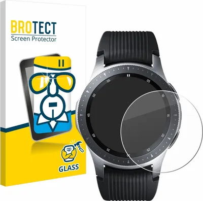 Produktbild von BROTECT Schutzglas für Samsung Galaxy Watch (46 mm) Displayschutz 9H Glas klar transparent