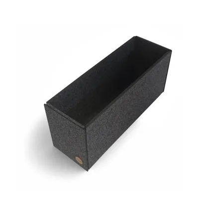 Produktbild von Aufbewahrungsbox CLEAN Filz 39 x 13 x 18 cm ohne Deckel in anthrazit meliert