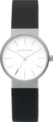 Produktbild von Jacob Jensen Timeless Nordic 190 Damenuhr Titan 29 mm silber