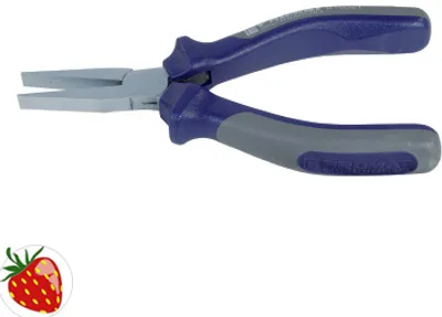 Produktbild von PROMAT Elektronikflachzange L.130mm Chrom m.2Komp.-Hüllen m.Abgleitschutz