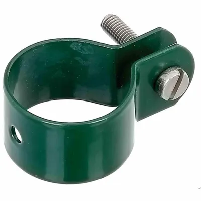 Produktbild von Strebenschellen verz. grün-besch. 34 mm