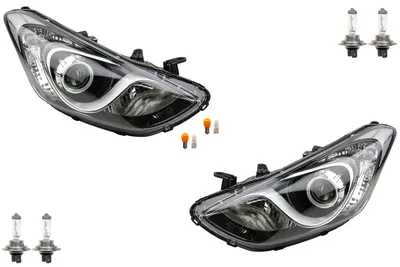 Zdjęcie produktu dla Johns, Reflektor halogenowy HSW pasuje do Hyundai i30 04/15- z zestawem żarówek LR