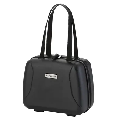 Produktbild von CarryOn Beautycase 13 Liter – Kosmetiktasche 33 x 28 x 18 cm – Kulturbeutel – Spiegel – Zahlenschloss – Schwarz