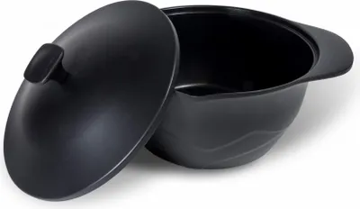 Produktbild von Topf INDUKTION Kochtopf Aluminium Suppentopf Deckel Schwarz MONETA Lirica 2,7 l