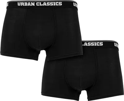 Produktbild von Urban Classics - MODAL Boxer Shorts 2er Pack schwarz - L