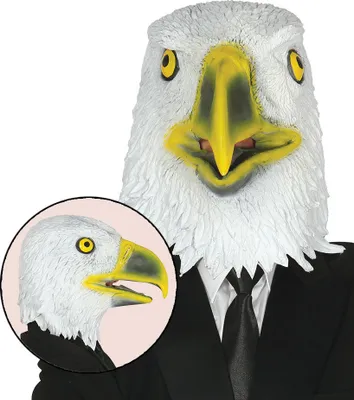 Produktbild von Adler Maske aus Latex für Erwachsene