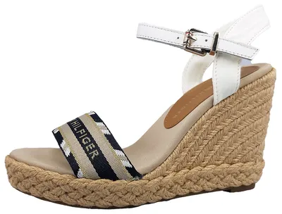 Produktbild von Tommy Hilfiger Damen Klassische Sandalen FW0FW06295 YBL Farbe:Weiß Größe: 39