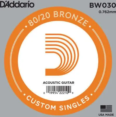 Produktbild von D'Addario BW030 Einzelsaite für Gitarre