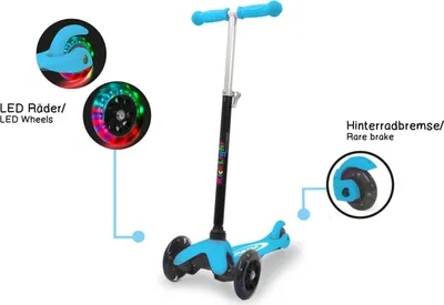Produktbild von KickLight Scooter blau