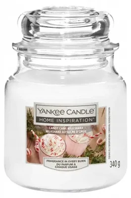 Productafbeelding van Home Inspiratie: Geurkaars Candy Cane Milkshake, 340 gram