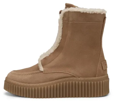 Productafbeelding van Marc O'Polo dameslaarzen, met veters, gevoerd, beige (lichtbeige)