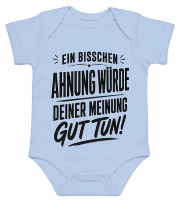 Zdjęcie produktu dla Trochę wiedzy nie zaszkodziłoby Twojemu zdaniu. (Sarkastyczne stwierdzenie)
Body dla dziecka, jasnoniebieskie, rozmiar 3/6