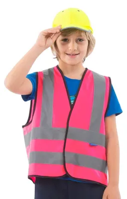 Produktbild von Sicherheitsweste für Kinder Warnweste Reflektierend 2-5 Jahre Rosa