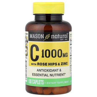 Produktbild von Vitamin C 1000 mg mit Hagebutte & Zink